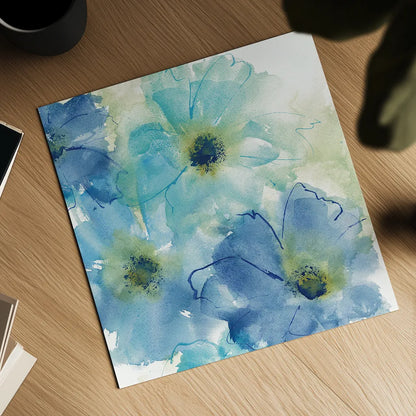 Seashell Cosmos II White by Chris Paschke. Shown as a detailed flat fine art print, highlighting archival giclee quality. Available as an archival giclee rolled canvas, fine art paper, or poster print. SKU 31298a.