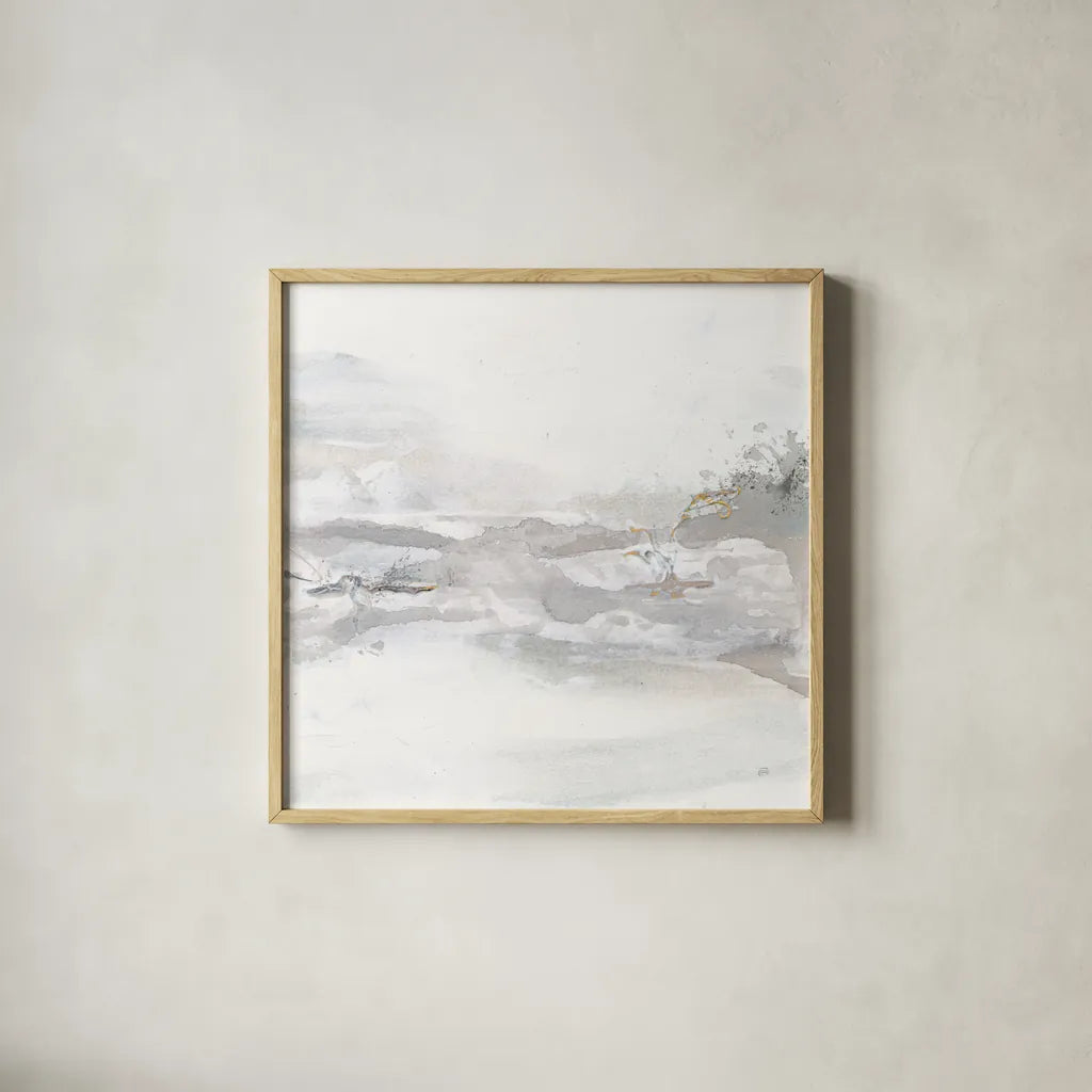 Secondary Abstractions III by Chris Paschke. Shown in a natural wood glass frame for a timeless modern aesthetic. Available as an archival giclee rolled canvas, fine art paper, or poster print. SKU 71891a.