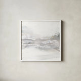 Secondary Abstractions III by Chris Paschke. Shown in a crisp white glass frame for a clean and minimalist style. Available as an archival giclee rolled canvas, fine art paper, or poster print. SKU 71891a.