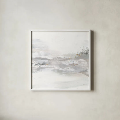 Secondary Abstractions III by Chris Paschke. Shown in a crisp white glass frame for a clean and minimalist style. Available as an archival giclee rolled canvas, fine art paper, or poster print. SKU 71891a.