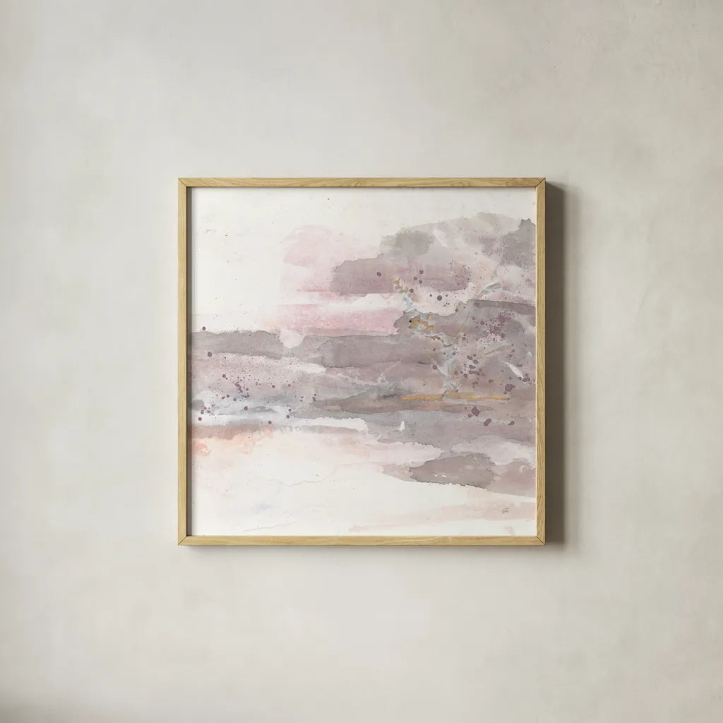 Secondary Abstractions V by Chris Paschke. Shown in a natural wood glass frame for a timeless modern aesthetic. Available as an archival giclee rolled canvas, fine art paper, or poster print. SKU 71893a.