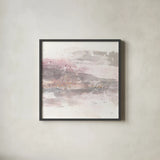 Secondary Abstractions VI by Chris Paschke. Shown in a sleek black glass frame for a contemporary gallery look. Available as an archival giclee rolled canvas, fine art paper, or poster print. SKU 71894a.