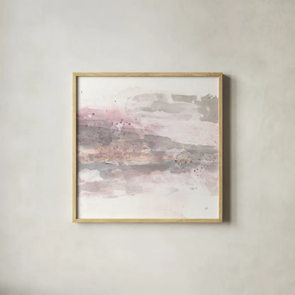 Secondary Abstractions VI by Chris Paschke. Shown in a natural wood glass frame for a timeless modern aesthetic. Available as an archival giclee rolled canvas, fine art paper, or poster print. SKU 71894a.