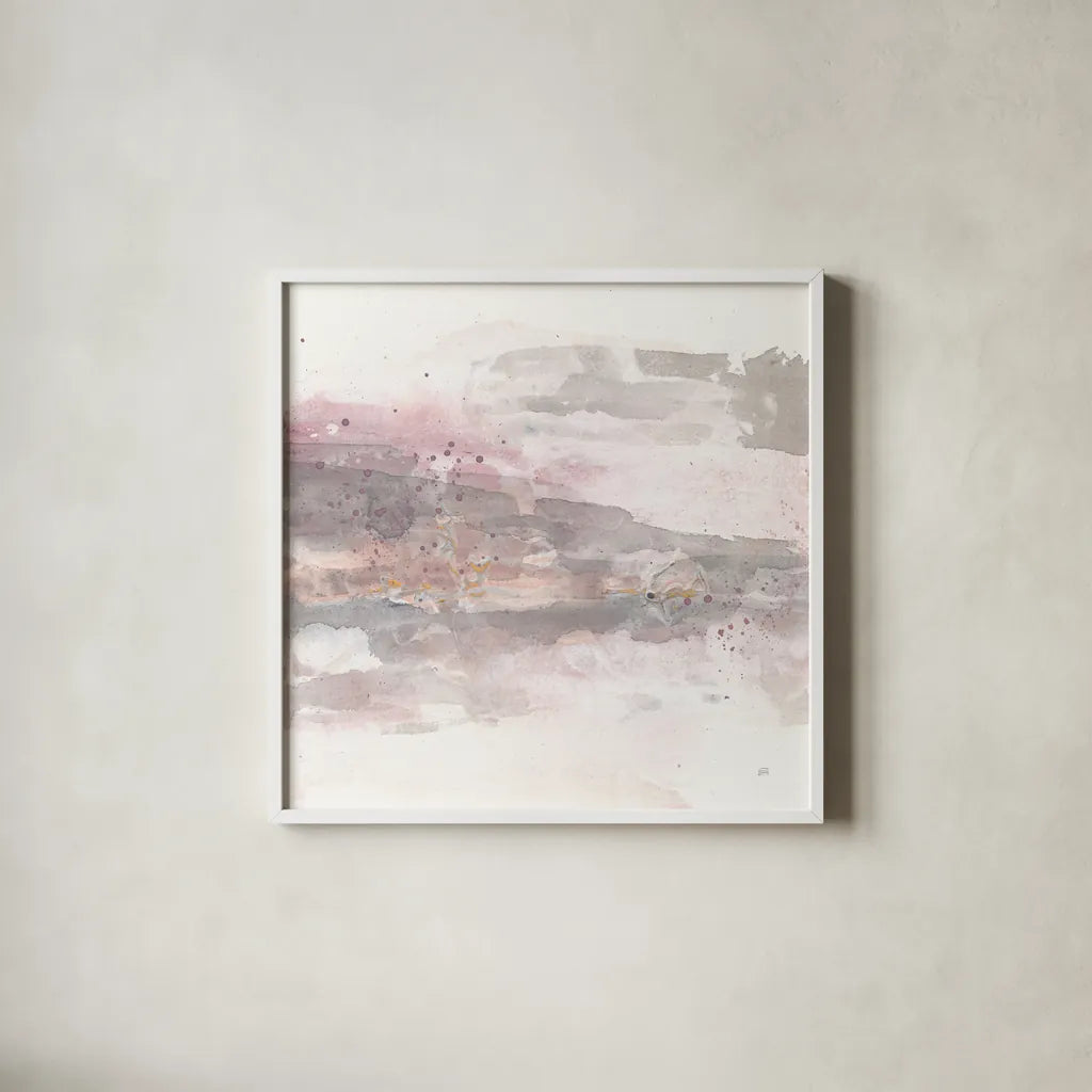 Secondary Abstractions VI by Chris Paschke. Shown in a crisp white glass frame for a clean and minimalist style. Available as an archival giclee rolled canvas, fine art paper, or poster print. SKU 71894a.