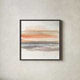 Secondary Palette III by Chris Paschke. Shown in a sleek black glass frame for a contemporary gallery look. Available as an archival giclee rolled canvas, fine art paper, or poster print. SKU 71901a.