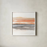 Secondary Palette IV by Chris Paschke. Shown in a crisp white glass frame for a clean and minimalist style. Available as an archival giclee rolled canvas, fine art paper, or poster print. SKU 71902a.