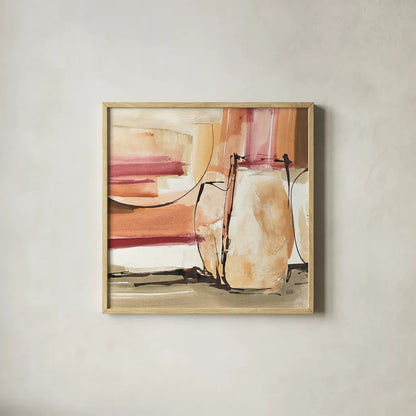 Sedona II by Chris Paschke. Shown in a natural wood glass frame for a timeless modern aesthetic. Available as an archival giclee rolled canvas, fine art paper, or poster print. SKU 19485a.