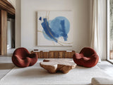Serenity Mirage I by Chris Paschke. Shown as extra-large giant wall art in a modern living room. Available as an archival giclee rolled canvas, fine art paper, or poster print. SKU 85753a.