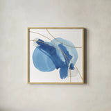 Serenity Mirage II by Chris Paschke. Shown in a natural wood glass frame for a timeless modern aesthetic. Available as an archival giclee rolled canvas, fine art paper, or poster print. SKU 85754a.