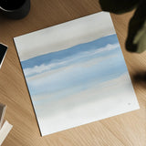 Serenity Sea I by Chris Paschke. Shown as a detailed flat fine art print, highlighting archival giclee quality. Available as an archival giclee rolled canvas, fine art paper, or poster print. SKU 85755a.