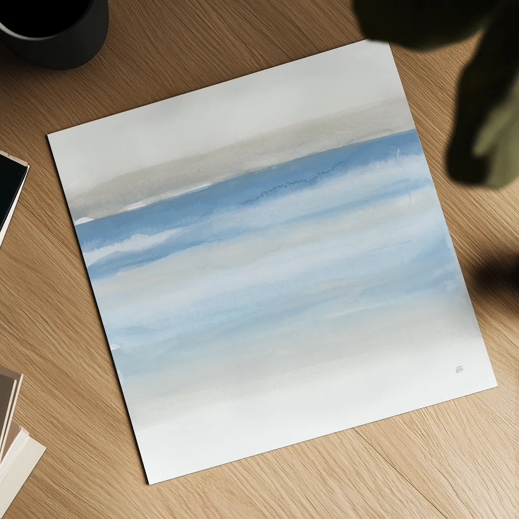 Serenity Sea II by Chris Paschke. Shown as a detailed flat fine art print, highlighting archival giclee quality. Available as an archival giclee rolled canvas, fine art paper, or poster print. SKU 85756a.