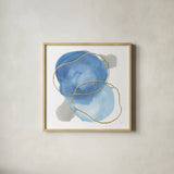 Serenity Trance II by Chris Paschke. Shown in a natural wood glass frame for a timeless modern aesthetic. Available as an archival giclee rolled canvas, fine art paper, or poster print. SKU 85750a.