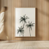 Shadow Palms I by Chris Paschke. shown as over sized large wall art. Available as an archival giclee rolled canvas, fine art paper, or poster print. SKU 78870h.