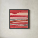 Silver Marsh by Chris Paschke. Shown in a sleek black glass frame for a contemporary gallery look. Available as an archival giclee rolled canvas, fine art paper, or poster print. SKU 26754a.