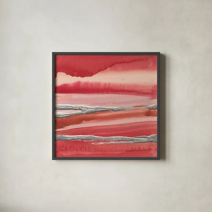 Silver Marsh by Chris Paschke. Shown in a sleek black glass frame for a contemporary gallery look. Available as an archival giclee rolled canvas, fine art paper, or poster print. SKU 26754a.