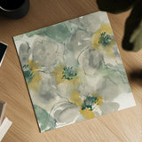 Silver Quince II by Chris Paschke. Shown as a detailed flat fine art print, highlighting archival giclee quality. Available as an archival giclee rolled canvas, fine art paper, or poster print. SKU 24356a.