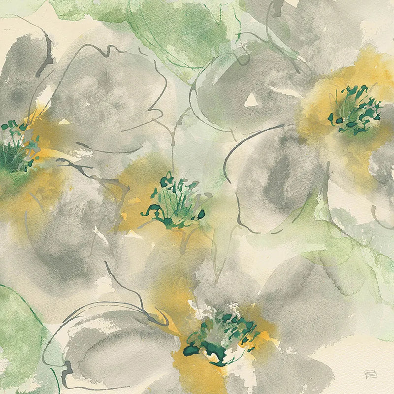 Silver Quince II Teal by Chris Paschke. SKU 26387a. Archival Giclee Fine art print for wall decor.