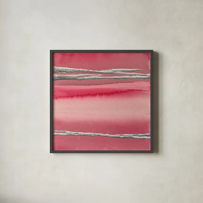 Silver Rose I by Chris Paschke. Shown in a sleek black glass frame for a contemporary gallery look. Available as an archival giclee rolled canvas, fine art paper, or poster print. SKU 26740a.