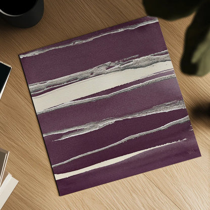 Silver Rose II Purple by Chris Paschke. Shown as a detailed flat fine art print, highlighting archival giclee quality. Available as an archival giclee rolled canvas, fine art paper, or poster print. SKU 27433a.