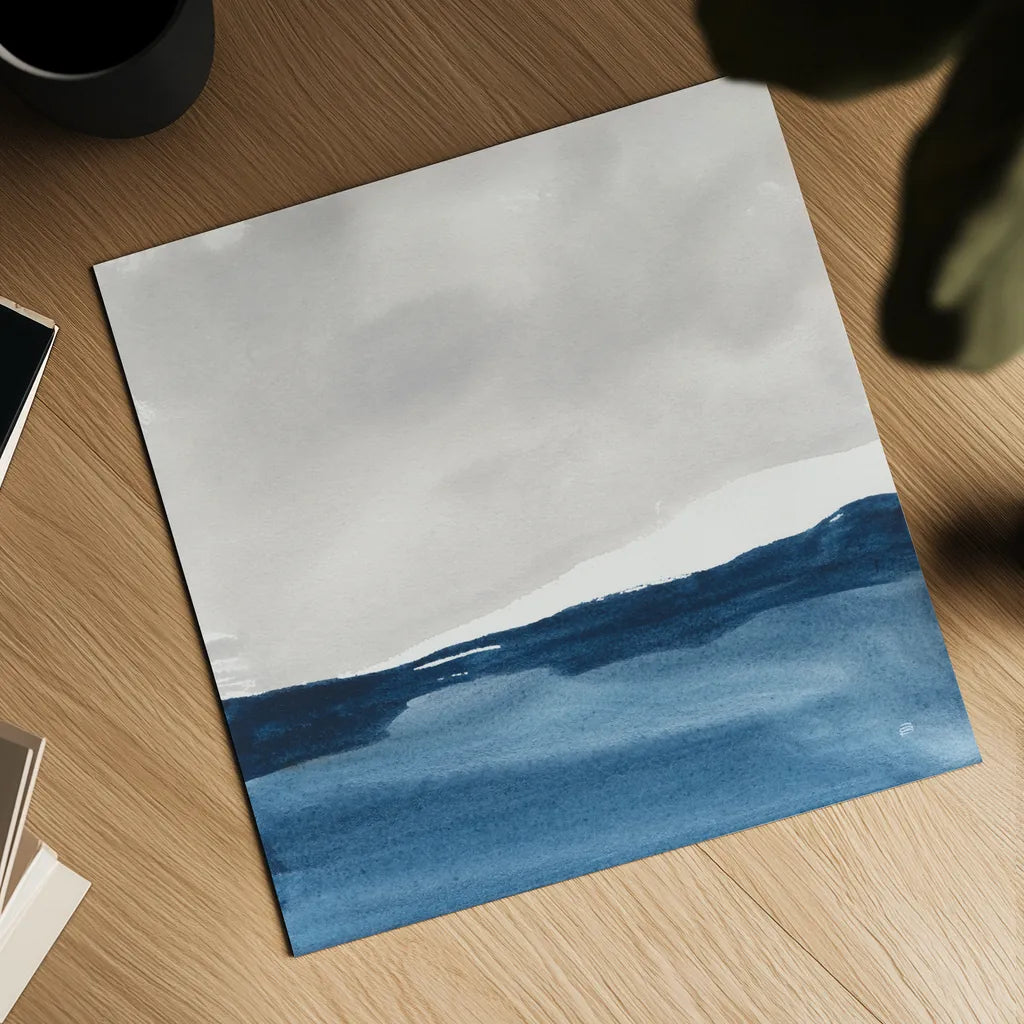 Silver Sea I by Chris Paschke. Shown as a detailed flat fine art print, highlighting archival giclee quality. Available as an archival giclee rolled canvas, fine art paper, or poster print. SKU 84580a.