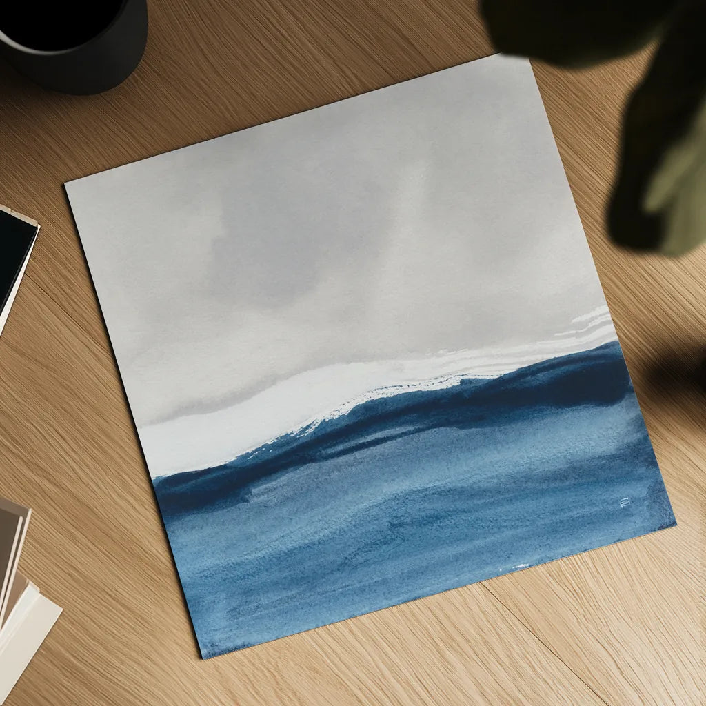 Silver Sea II by Chris Paschke. Shown as a detailed flat fine art print, highlighting archival giclee quality. Available as an archival giclee rolled canvas, fine art paper, or poster print. SKU 84581a.