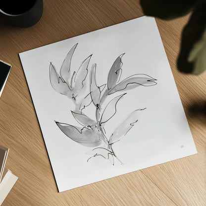 Simple Grey I by Chris Paschke. Shown as a detailed flat fine art print, highlighting archival giclee quality. Available as an archival giclee rolled canvas, fine art paper, or poster print. SKU 92781a.