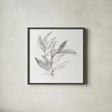 Simple Grey I by Chris Paschke. Shown in a sleek black glass frame for a contemporary gallery look. Available as an archival giclee rolled canvas, fine art paper, or poster print. SKU 92781a.