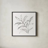 Simple Grey III by Chris Paschke. Shown in a sleek black glass frame for a contemporary gallery look. Available as an archival giclee rolled canvas, fine art paper, or poster print. SKU 92783a.