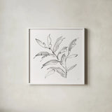 Simple Grey III by Chris Paschke. Shown in a crisp white glass frame for a clean and minimalist style. Available as an archival giclee rolled canvas, fine art paper, or poster print. SKU 92783a.