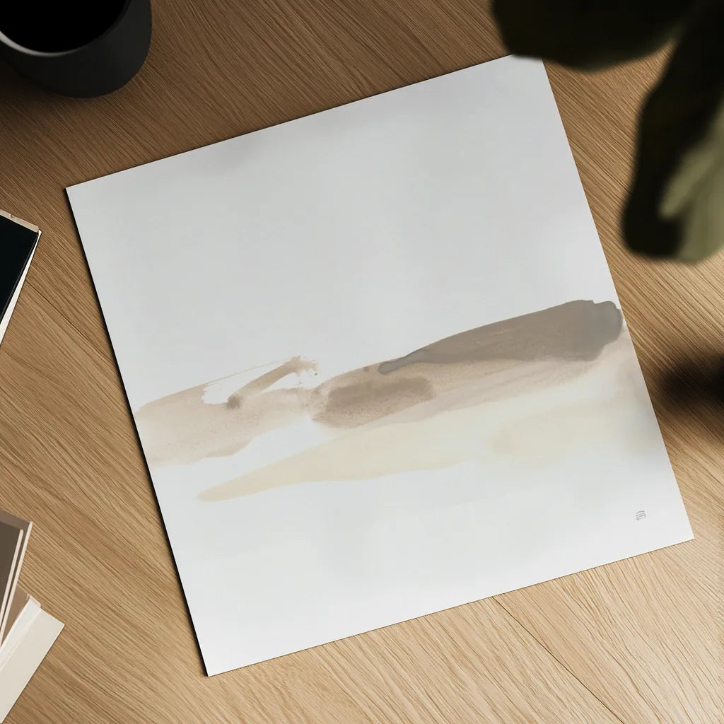 Simple Stroke I by Chris Paschke. Shown as a detailed flat fine art print, highlighting archival giclee quality. Available as an archival giclee rolled canvas, fine art paper, or poster print. SKU 92757a.