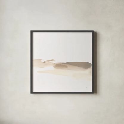 Simple Stroke I by Chris Paschke. Shown in a sleek black glass frame for a contemporary gallery look. Available as an archival giclee rolled canvas, fine art paper, or poster print. SKU 92757a.