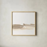 Simple Stroke IV by Chris Paschke. Shown in a natural wood glass frame for a timeless modern aesthetic. Available as an archival giclee rolled canvas, fine art paper, or poster print. SKU 92760a.