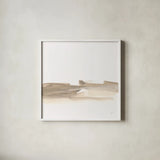 Simple Stroke IV by Chris Paschke. Shown in a crisp white glass frame for a clean and minimalist style. Available as an archival giclee rolled canvas, fine art paper, or poster print. SKU 92760a.