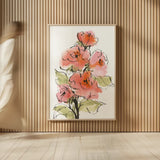 Smooth Rose II by Chris Paschke. shown as over sized large wall art. Available as an archival giclee rolled canvas, fine art paper, or poster print. SKU 90854h.