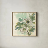 Snowmum I by Chris Paschke. Shown in a natural wood glass frame for a timeless modern aesthetic. Available as an archival giclee rolled canvas, fine art paper, or poster print. SKU 44514a.