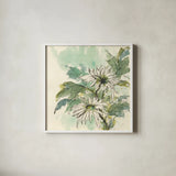 Snowmum I by Chris Paschke. Shown in a crisp white glass frame for a clean and minimalist style. Available as an archival giclee rolled canvas, fine art paper, or poster print. SKU 44514a.