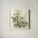 Snowmum II by Chris Paschke. Shown in a crisp white glass frame for a clean and minimalist style. Available as an archival giclee rolled canvas, fine art paper, or poster print. SKU 44515a.