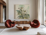 Snowmum II by Chris Paschke. Shown as extra-large giant wall art in a modern living room. Available as an archival giclee rolled canvas, fine art paper, or poster print. SKU 44515a.