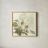 Snowmum III by Chris Paschke. Shown in a natural wood glass frame for a timeless modern aesthetic. Available as an archival giclee rolled canvas, fine art paper, or poster print. SKU 44516a.