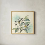 Snowmum IV by Chris Paschke. Shown in a natural wood glass frame for a timeless modern aesthetic. Available as an archival giclee rolled canvas, fine art paper, or poster print. SKU 44517a.