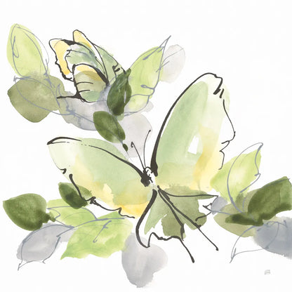 Social Butterflies IV by Chris Paschke. SKU 100297a. Archival Giclee Fine art print for wall decor.