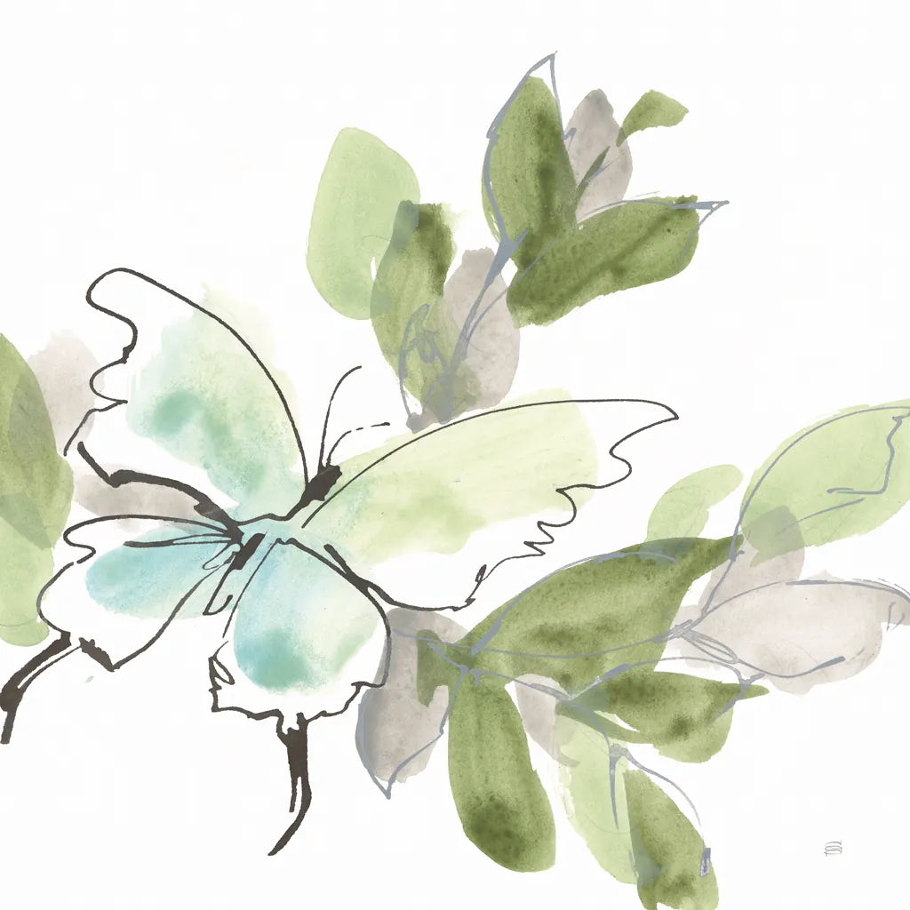 Social Butterflies V by Chris Paschke. SKU 100298a. Archival Giclee Fine art print for wall decor.