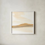 Soft Clouds I by Chris Paschke. Shown in a crisp white glass frame for a clean and minimalist style. Available as an archival giclee rolled canvas, fine art paper, or poster print. SKU 94784a.