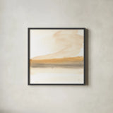 Soft Clouds II by Chris Paschke. Shown in a sleek black glass frame for a contemporary gallery look. Available as an archival giclee rolled canvas, fine art paper, or poster print. SKU 94785a.