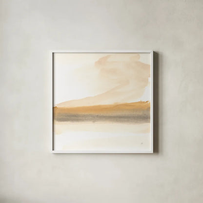 Soft Clouds II by Chris Paschke. Shown in a crisp white glass frame for a clean and minimalist style. Available as an archival giclee rolled canvas, fine art paper, or poster print. SKU 94785a.