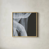 Soft White IV by Chris Paschke. Shown in a natural wood glass frame for a timeless modern aesthetic. Available as an archival giclee rolled canvas, fine art paper, or poster print. SKU 84566a.