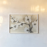 Spring Blossoms I by Chris Paschke. shown as a paper print in a white frame. Available as a archival giclee rolled canvas, fine art paper, or poster print. SKU 25205i.