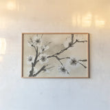 Spring Blossoms II by Chris Paschke. shown as a paper print in a natural frame. Available as a archival giclee rolled canvas, fine art paper, or poster print. SKU 25206i.