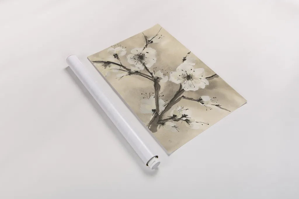 Spring Blossoms III by Chris Paschke. shown as a rolled paper print. Available as archival giclee rolled canvas, fine art paper, or poster print. SKU 25207i.