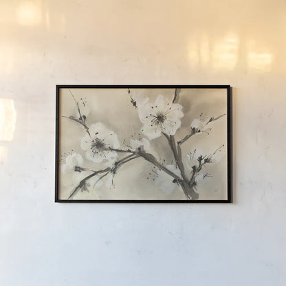 Spring Blossoms III by Chris Paschke. shown as a paper print in a black flame. Available as a archival giclee rolled canvas, fine art paper, or poster print. SKU 25207i.